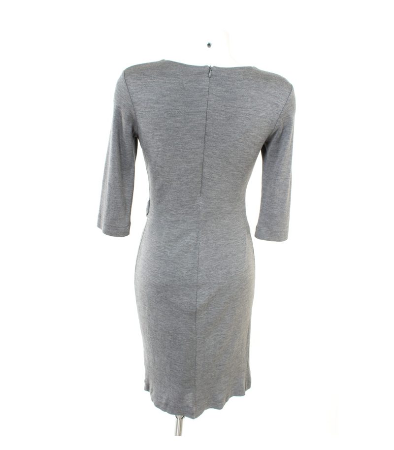 HUGO BOSS Damen 3/4-Arm Kleid aus & Gr. S Seide Wolle – Foto 4
