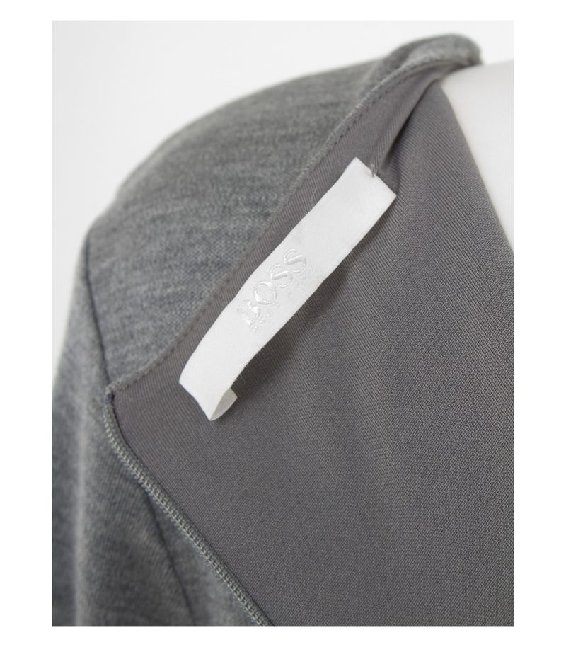 HUGO BOSS Damen 3/4-Arm Kleid aus & Gr. S Seide Wolle – Foto 5