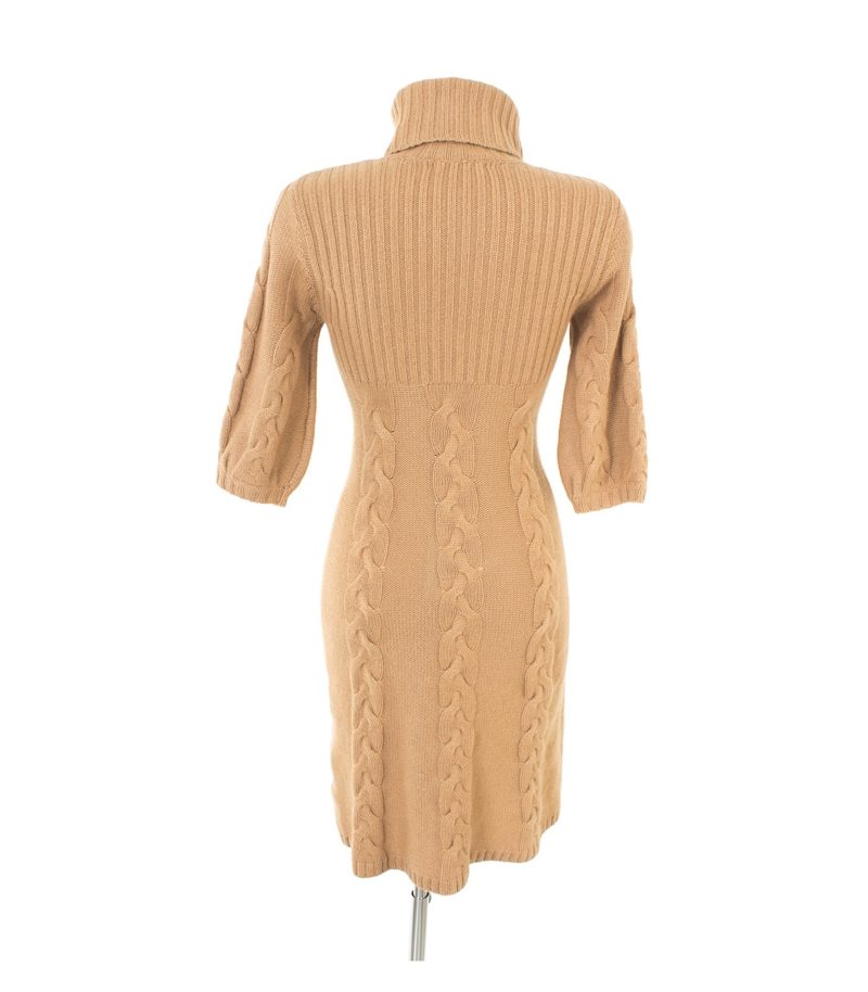 GANT Damen Kleid Strickkleid Gr. XS Beige Wolle Angora – Foto 4