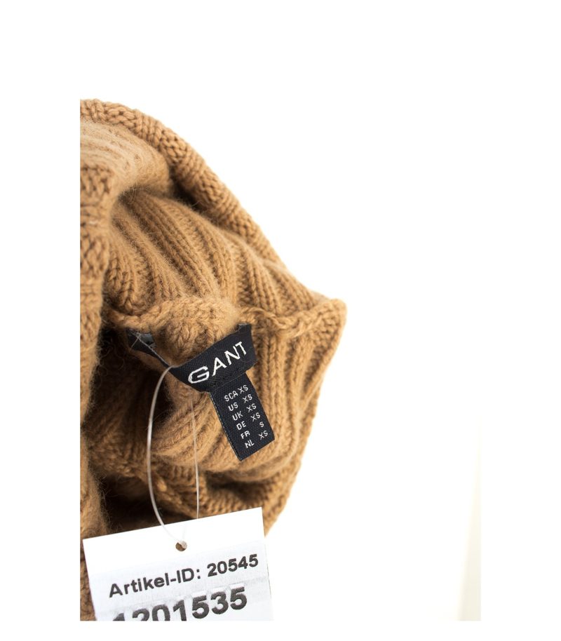 GANT Damen Kleid Strickkleid Gr. XS Beige Wolle Angora – Foto 5