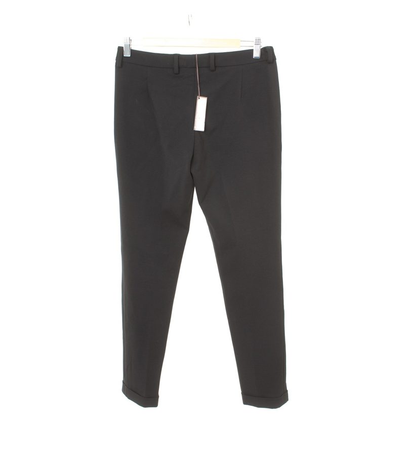 MALIPARMI Damen Hose Gr. IT 42 DE 36 Schwarz Neu – Foto 2