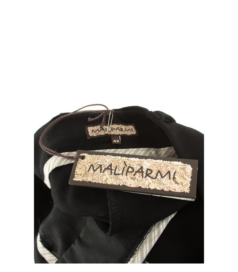 MALIPARMI Damen Hose Gr. IT 42 DE 36 Schwarz Neu – Foto 3