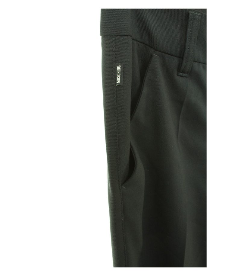 MOSCHINO Damen Hose Gr. DE 38 Schwarz – Foto 2