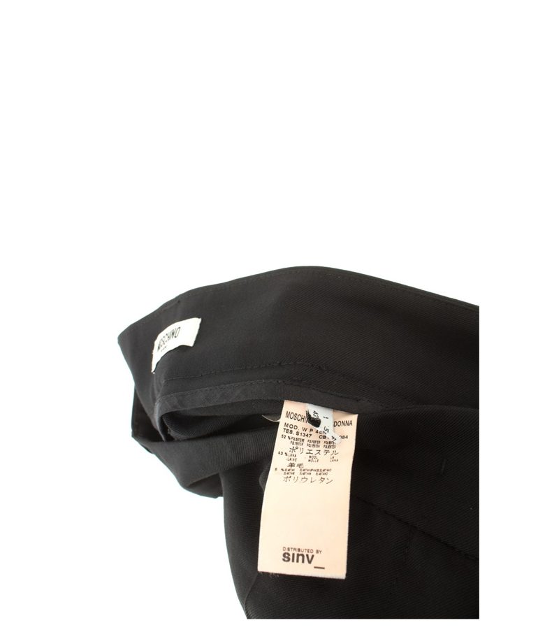 MOSCHINO Damen Hose Gr. DE 38 Schwarz – Foto 4