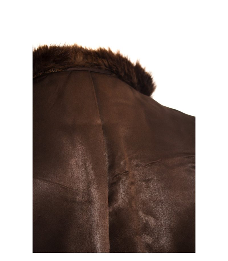 Majestic Bisam Damen Blazer Übergangsjacke Gr. 42 Wolle – Foto 4