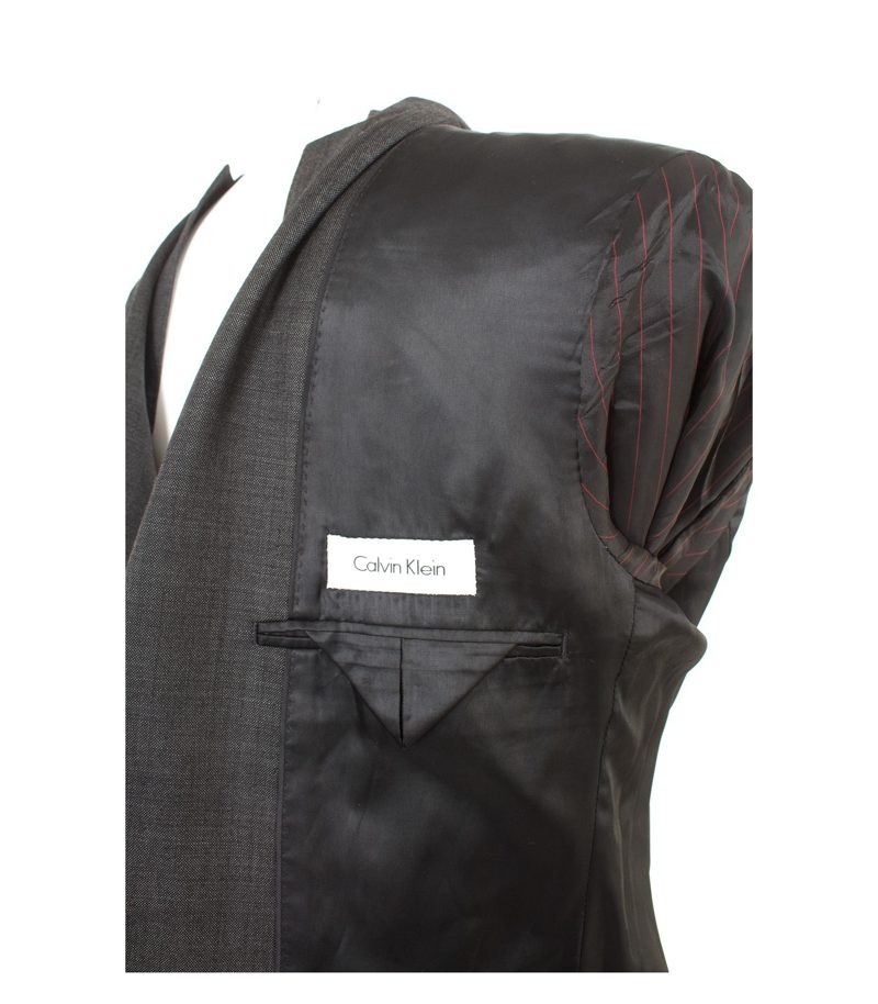 Calvin Klein Herren Sakko Jackett Reine Gr. UK 42R/DE 52 Wolle – Foto 7