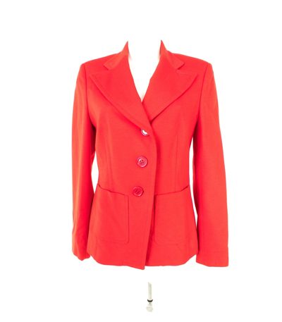 ST.EMILE Damen Blazer & Gr. DE 38 Wolle Angora