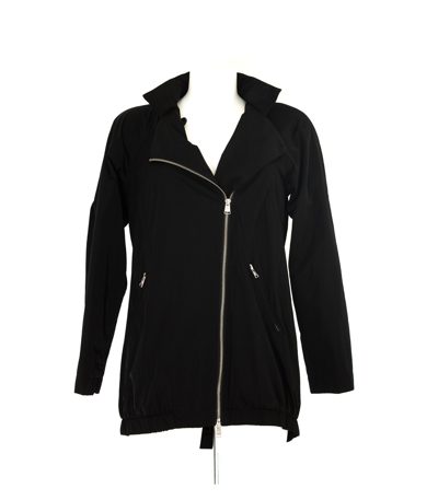 BCBG MAX AZRIA Jacke Parka Gr. XS Leichte Kapuzenjacke Oversize Freizeitjacke