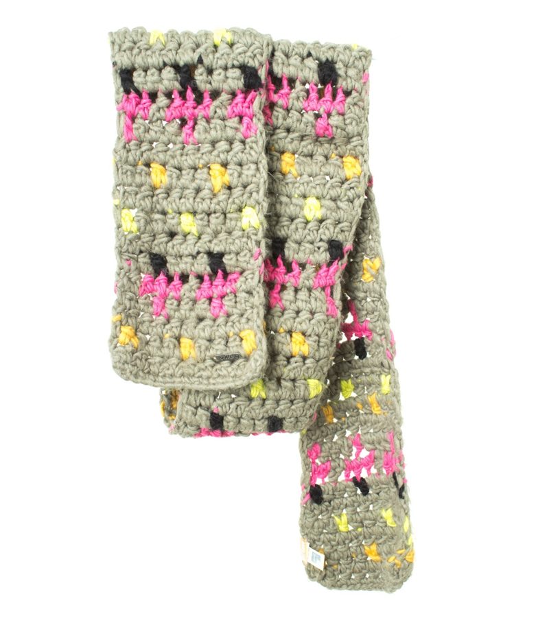 John Galliano Damen Schal Strickschal aus Gr. 200 x 20cm Wolle – Foto 4