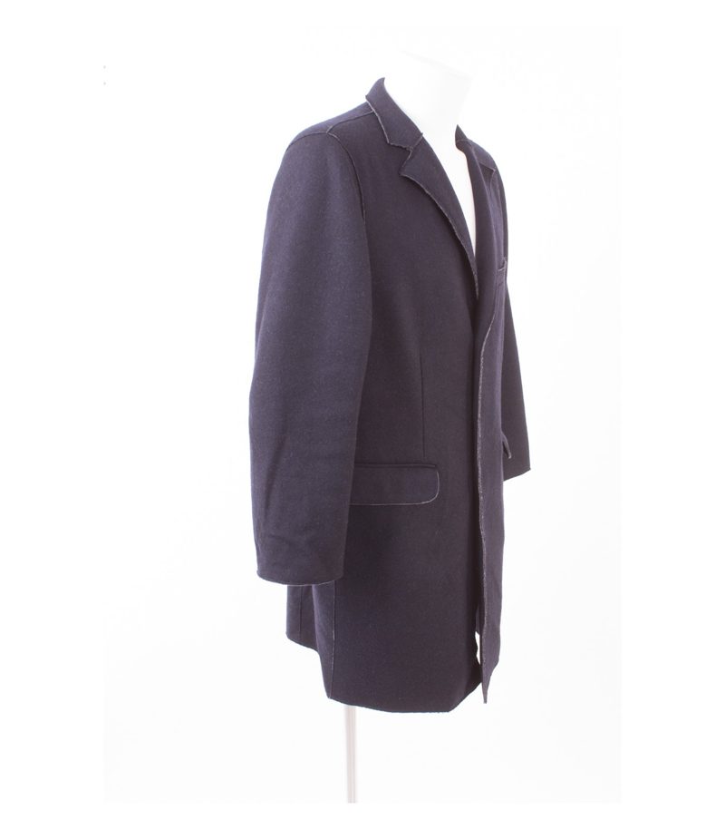 Tom Rusborg of Copenhagen Herren Mantel Stretch Gr. L Blau – Foto 2