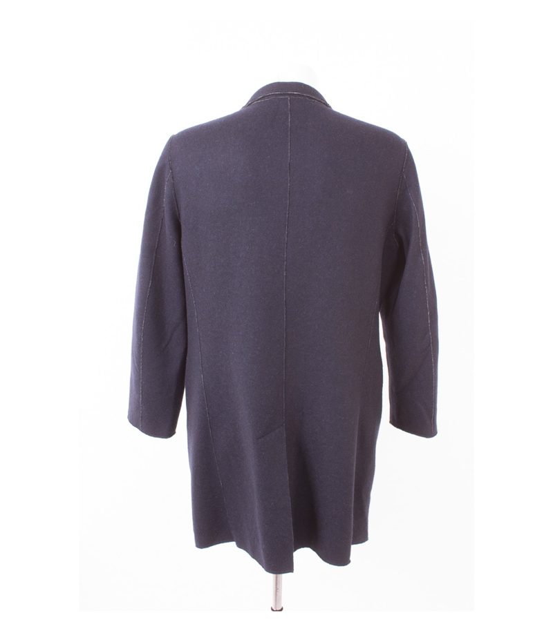 Tom Rusborg of Copenhagen Herren Mantel Stretch Gr. L Blau – Foto 4
