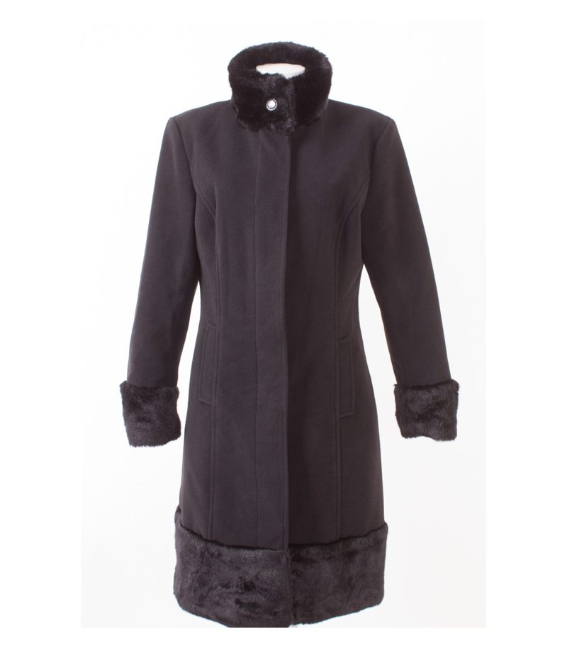 Sarah Kern Damen Mantel Gr. DE 40 Schwarz – Foto 1