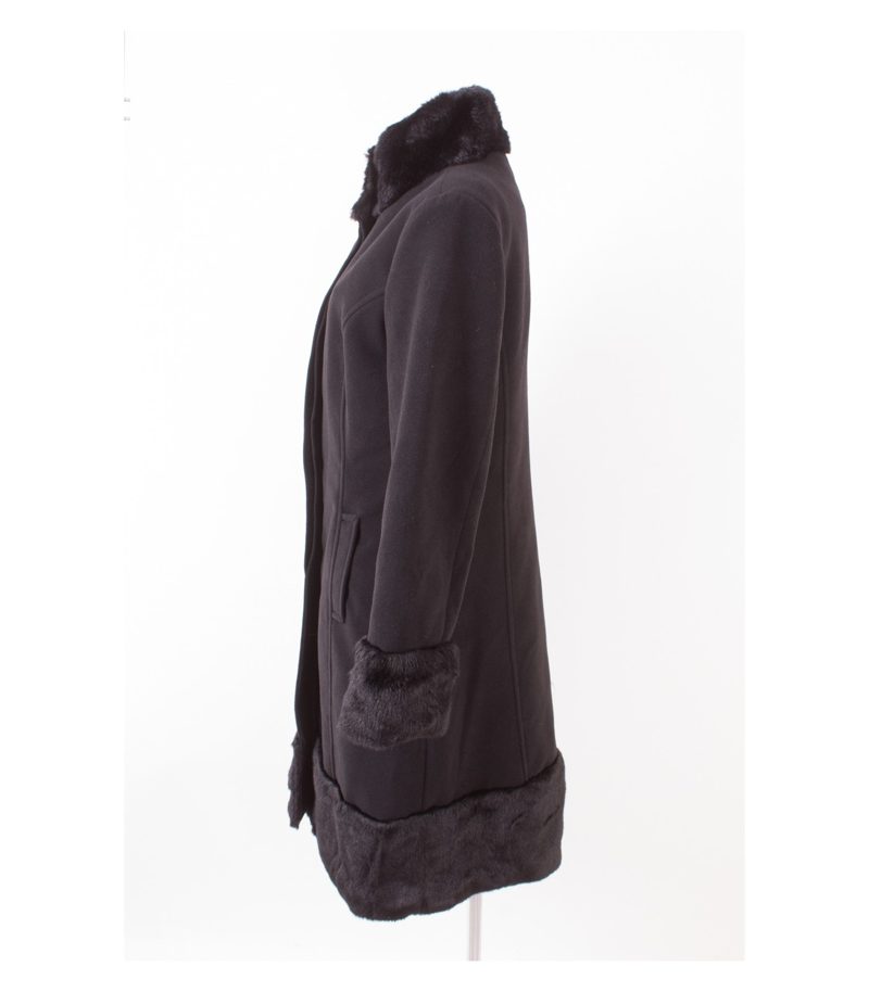 Sarah Kern Damen Mantel Gr. DE 40 Schwarz – Foto 3