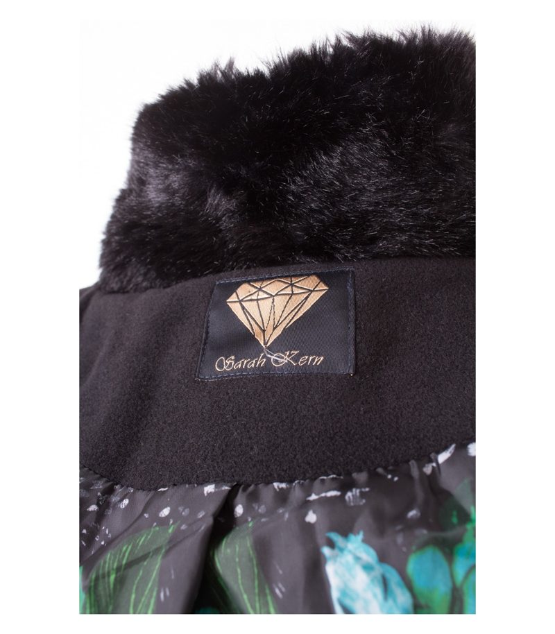 Sarah Kern Damen Mantel Gr. DE 40 Schwarz – Foto 7