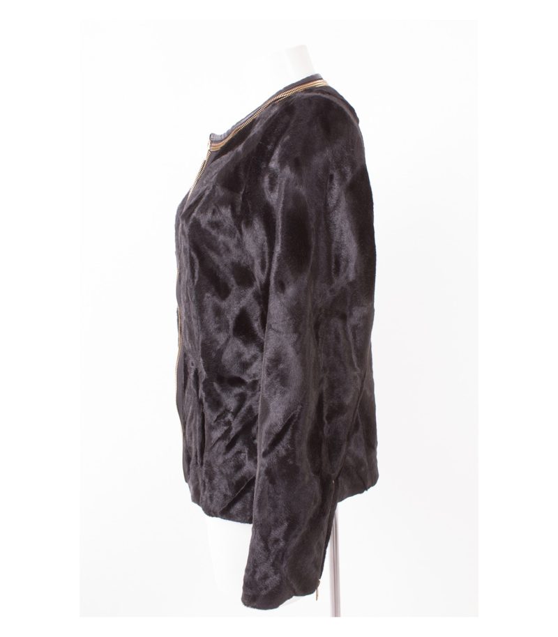 Sarah Kern Damen Oberteil Blazer Gr. DE 38 Kunstfell – Foto 3