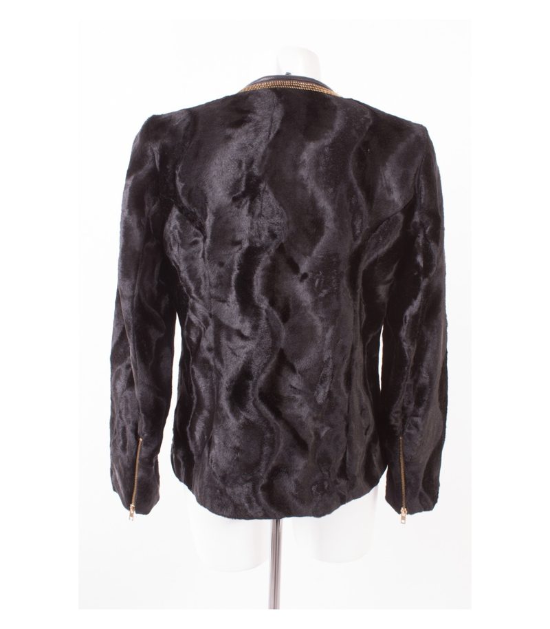 Sarah Kern Damen Oberteil Blazer Gr. DE 38 Kunstfell – Foto 4