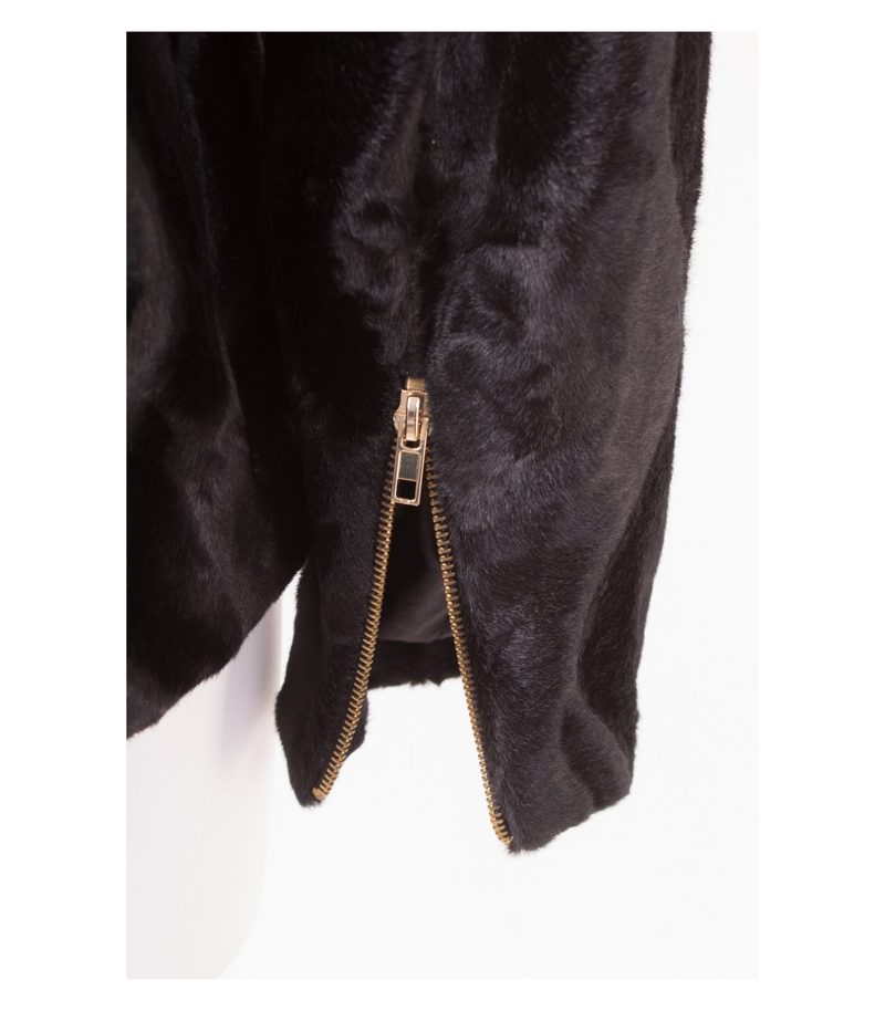 Sarah Kern Damen Oberteil Blazer Gr. DE 38 Kunstfell – Foto 5