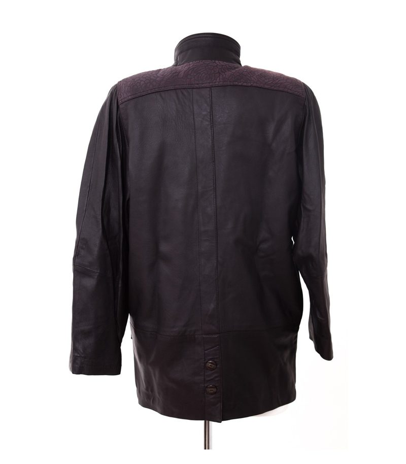 WLB Damen Lederjacke Ge. 40 Vintage Übergangsjacke Leder – Foto 4