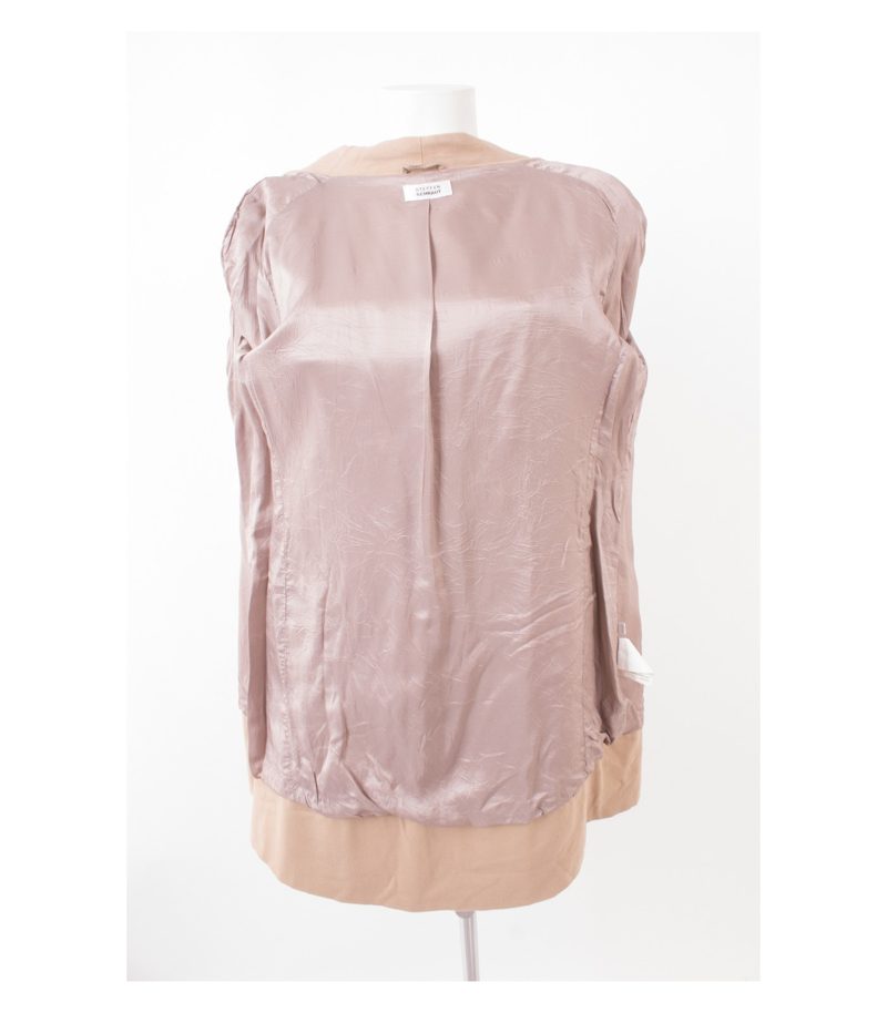STEFFEN SCHRAUT Damen Lederjacke Blazer Gr. DE 42 Beige Leder – Foto 5