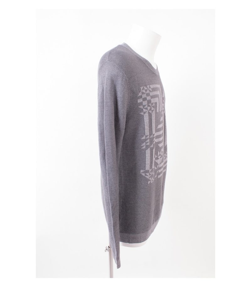TIGER OF SWEDEN Herren Pullover Reine Gr. M Grau Merino Wolle Neu – Foto 3