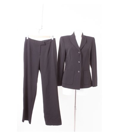 TUZZI Damen Hosenanzug Hose Blazer Gr. DE 38 Schwarz