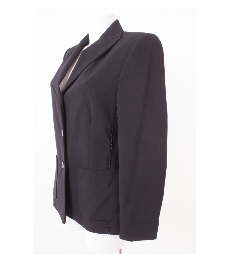 TUZZI Damen Hosenanzug Hose Blazer Gr. DE 38 Schwarz – Foto 3