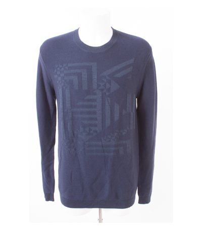 TIGER OF SWEDEN Herren Pullover Reine Gr. M Blau Merino Wolle Neu