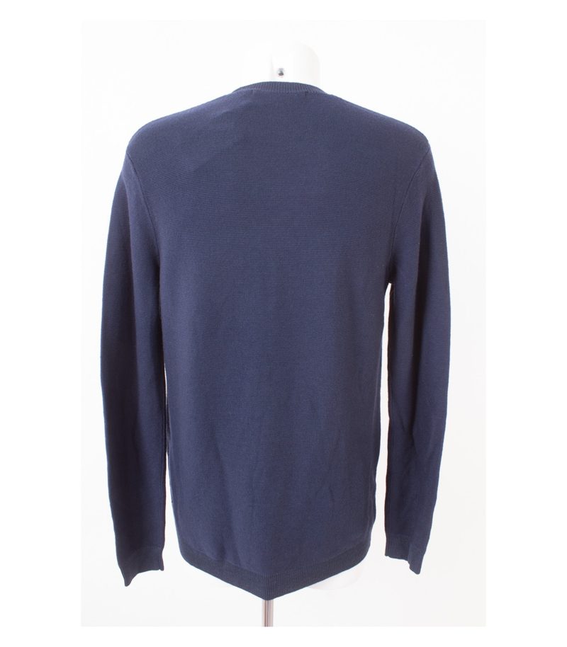 TIGER OF SWEDEN Herren Pullover Reine Gr. M Blau Merino Wolle Neu – Foto 4