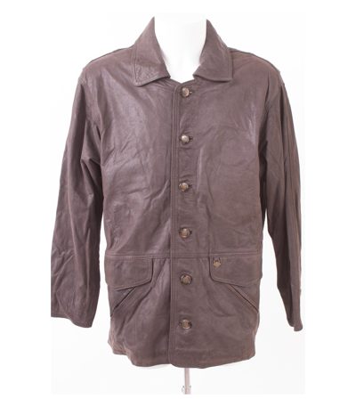 MAX Herren Lederjacke Gr. DE 52 Braun Leder