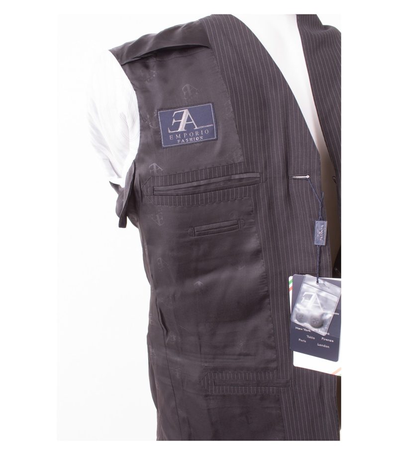 Herren Anzug Sakko Hose Gr. 48 Super 120´S Wolle Neu – Foto 6