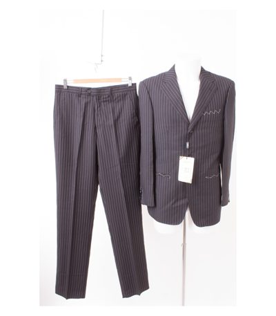 Herren Anzug Sakko Hose Gr. 48 Super 120´S Wolle Neu