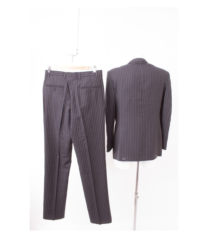 Herren Anzug Sakko Hose Gr. 48 Super 120´S Wolle Neu – Foto 2