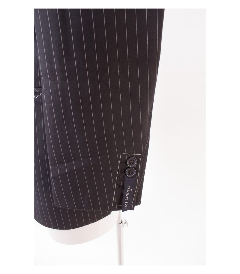 Herren Anzug Sakko Hose Gr. 48 Super 120´S Wolle Neu – Foto 4