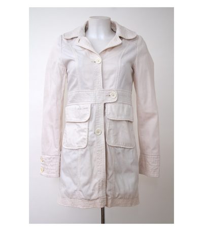 Pepe Jeans Damen Mantel leichter Mantel Freizeitmantel Gr. S Baumwolle