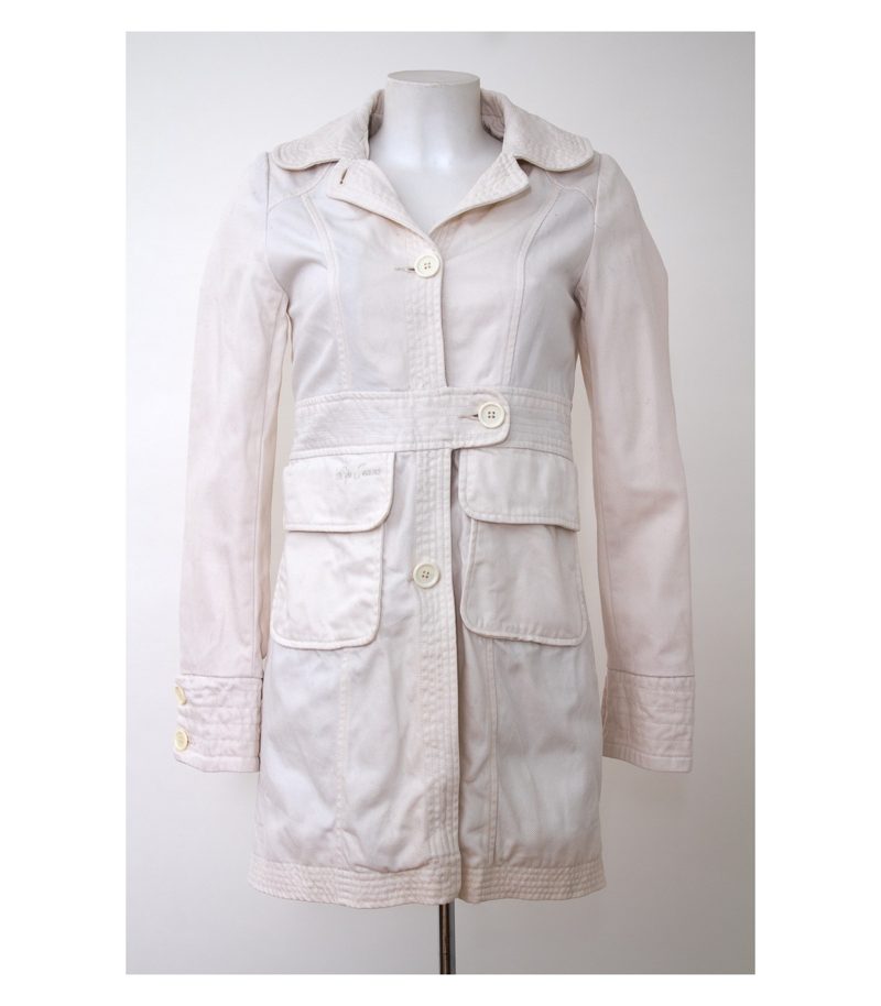 Pepe Jeans Damen Mantel leichter Mantel Freizeitmantel Gr. S Baumwolle – Foto 1