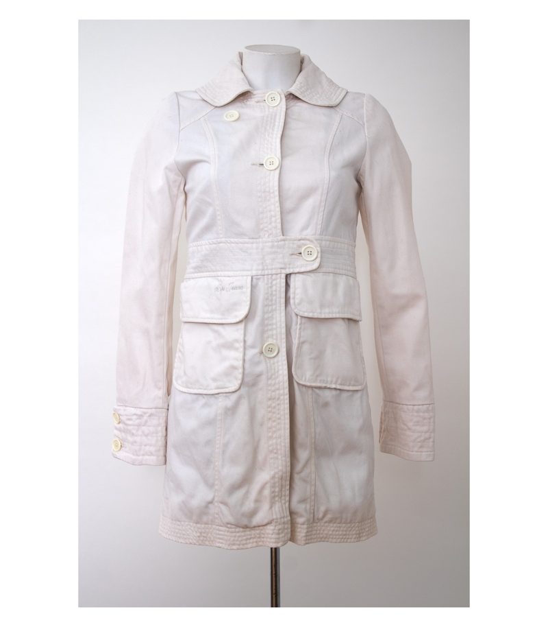 Pepe Jeans Damen Mantel leichter Mantel Freizeitmantel Gr. S Baumwolle – Foto 2