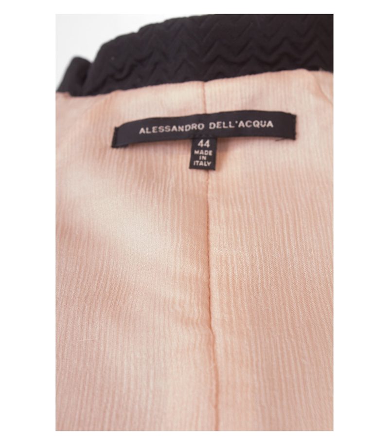 Alessandro Dell'Acqua Damen 3/4-Ärmel Mantel & Gr. IT 44 DE 38 Wolle Seide – Foto 6