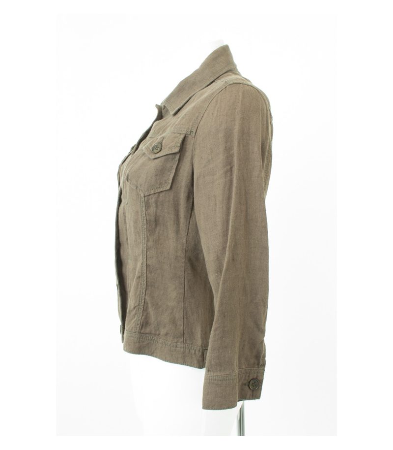 LAWRENCE GREY Damen 3/4 - Ärmel Sommerjacke Gr. M 100% Leinen – Foto 3