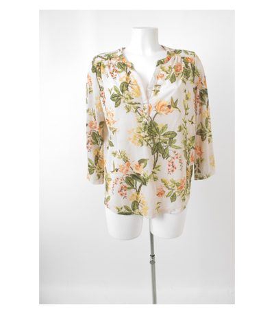 H&M Damen 3/4 Ärmel Bluse Gr. M Neu