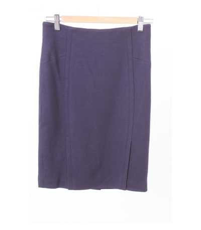 RIANI Damen Rock Reine Gr. DE 34 Blau Wolle