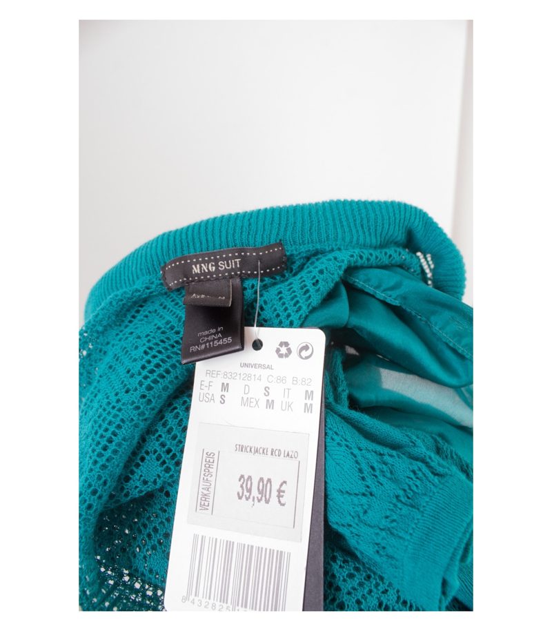MNG Damen Oberteil Strickjacke Gr. DE S Neu – Foto 6