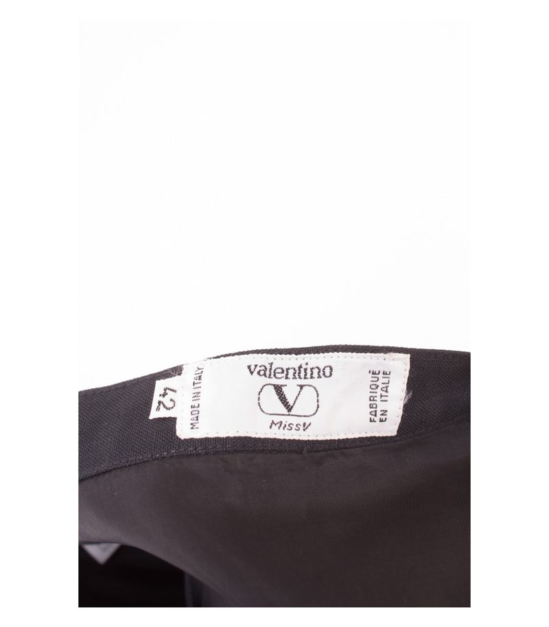 VALENTINO Damen Rock 100% Gr. IT 42 DE 36 Leinen – Foto 3
