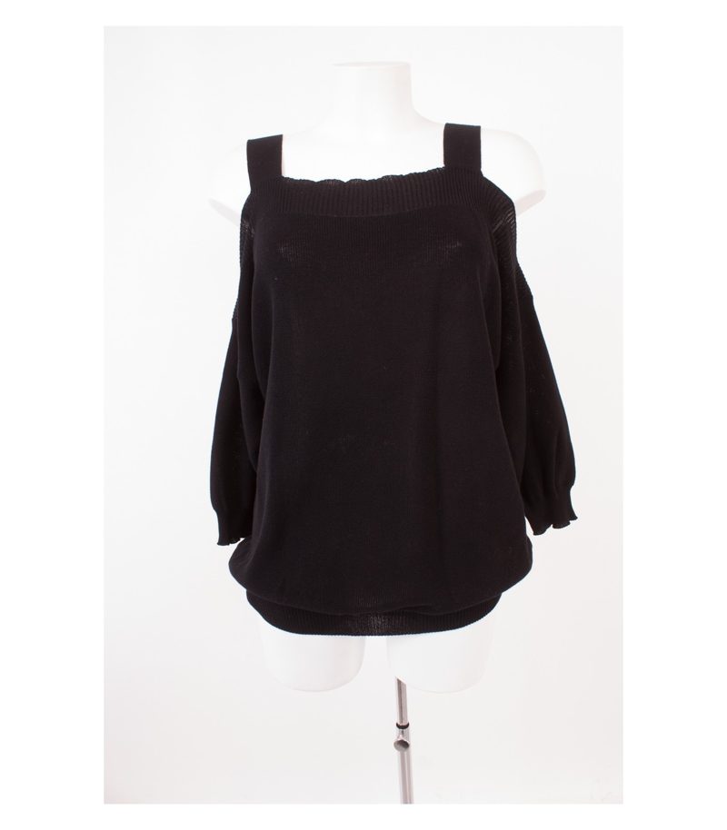 PINKO Damen Schulterfreier Pullover Trägern Gr. S – Foto 1