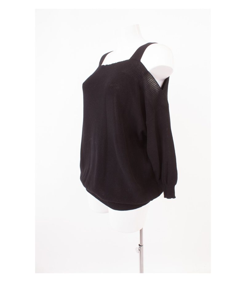 PINKO Damen Schulterfreier Pullover Trägern Gr. S – Foto 3