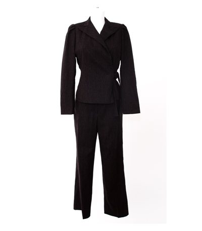 TALBOT RUNHOF 3 tlg. Damen Anzug Blazer Hose Rock Kombination Gr. 36 Wolle