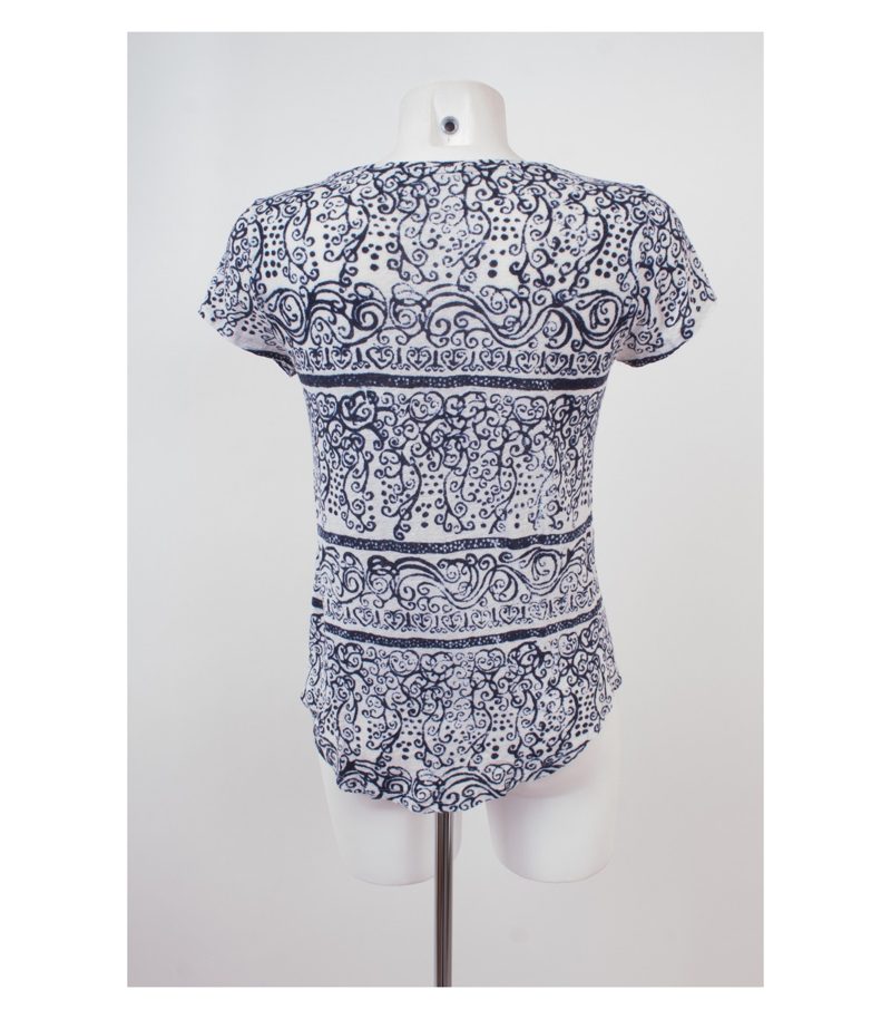 LUCKY BRAND Damen T-Shirt & Gr. S Leinen Viskose – Foto 4