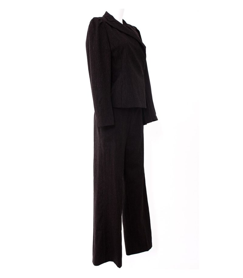 TALBOT RUNHOF 3 tlg. Damen Anzug Blazer Hose Rock Kombination Gr. 36 Wolle – Foto 2