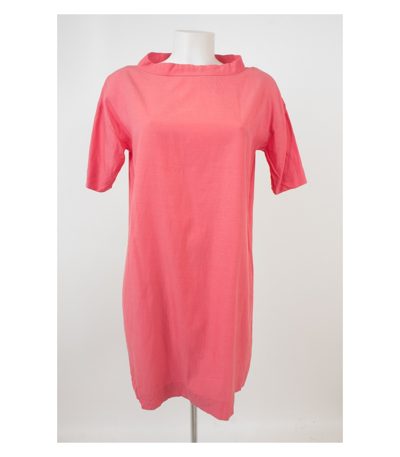 COS Damen Kleid Sommerkleid Gr. 36 Cupro & Rosa Baumwolle