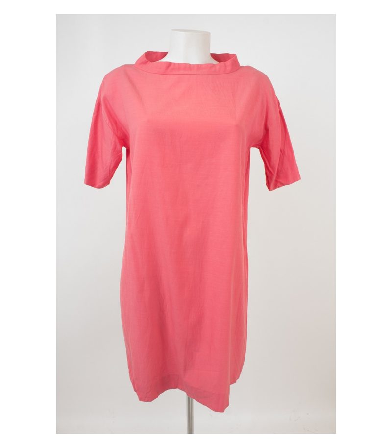 COS Damen Kleid Sommerkleid Gr. 36 Cupro & Rosa Baumwolle – Foto 1