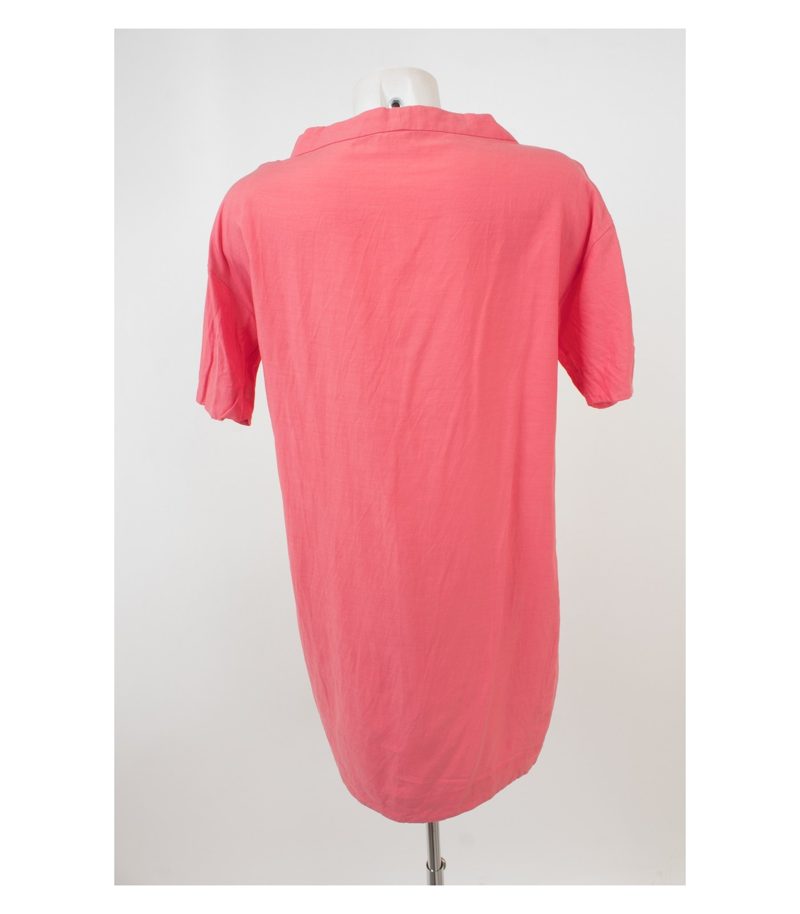 COS Damen Kleid Sommerkleid Gr. 36 Cupro & Rosa Baumwolle – Foto 4